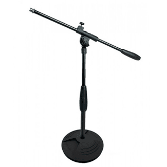 Atril de micrófono corto, con boom Proel DST140BK
