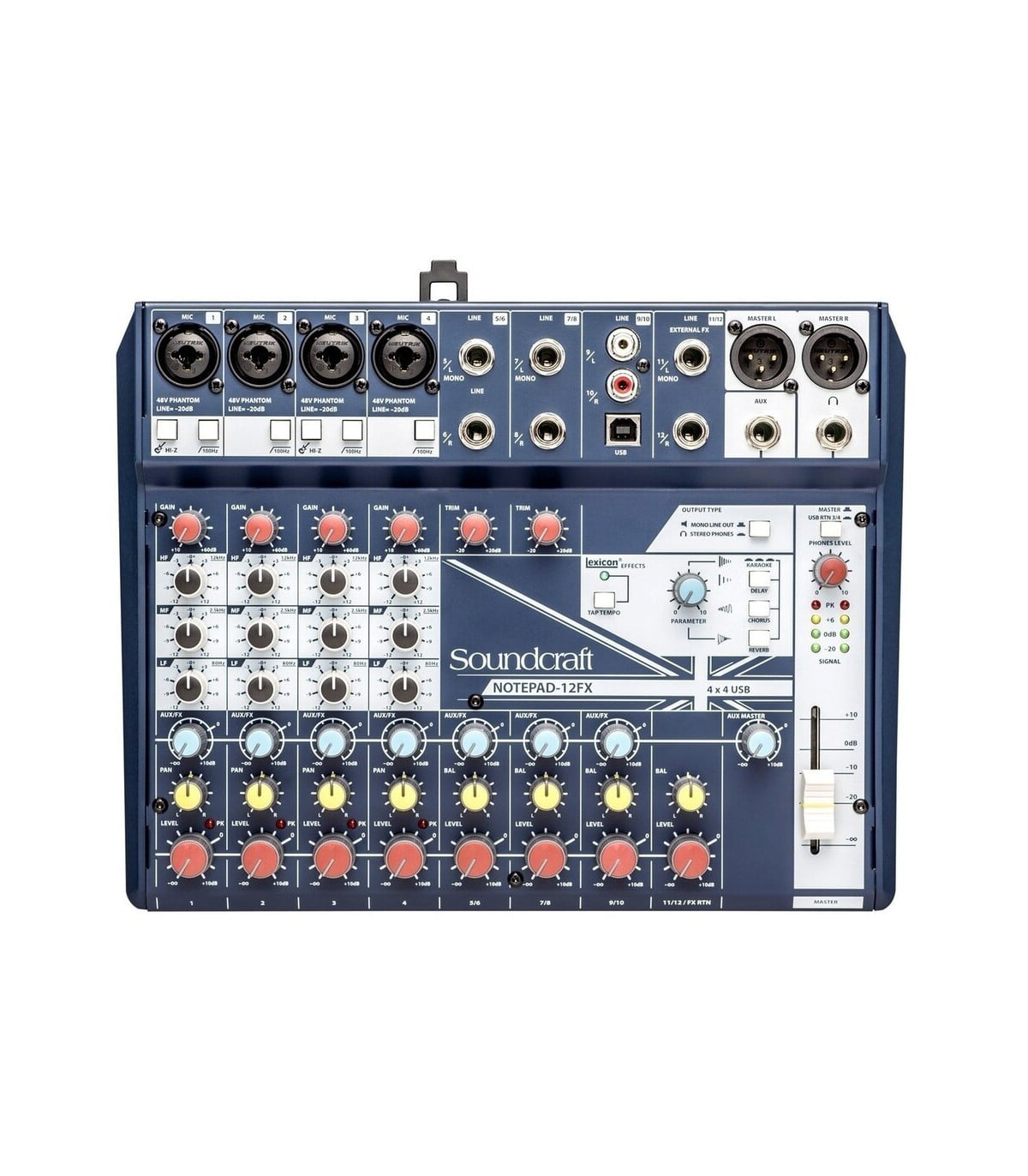 Consola con USB Soundcraft Notepad 12FX - Pro Audio Sistemas