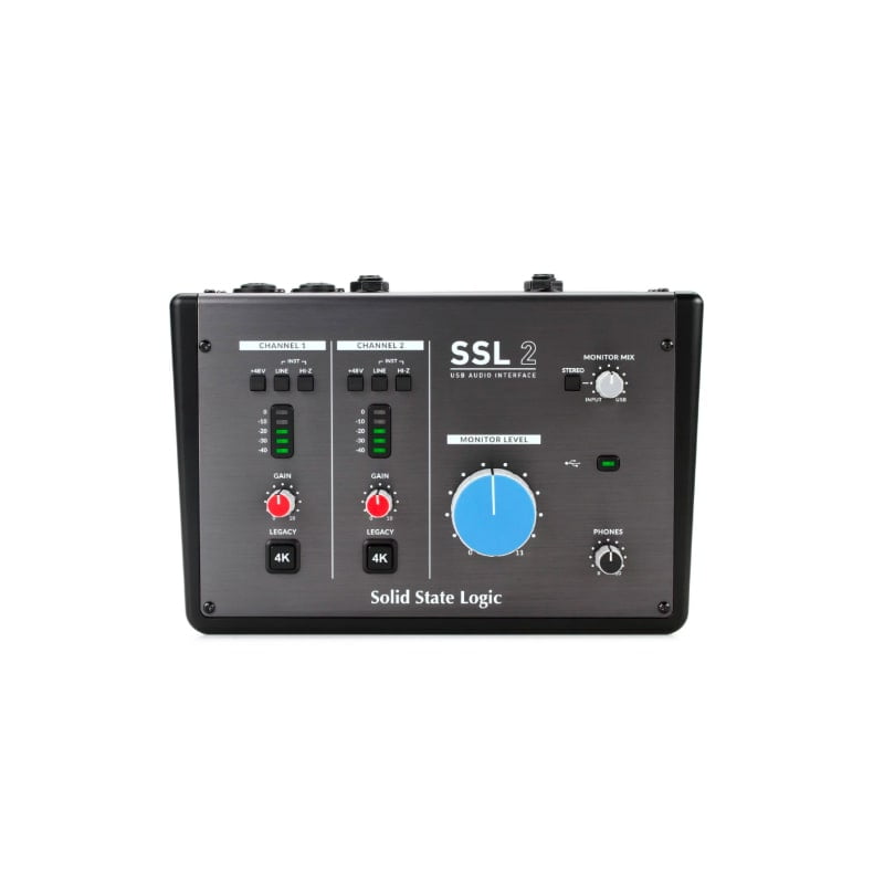 Interfaz de audio USB Solid State Logic SSL 2 - Pro Audio Sistemas