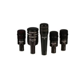 Kit de 5 micrófonos para batería profesional studio/escenario Audix DP5
