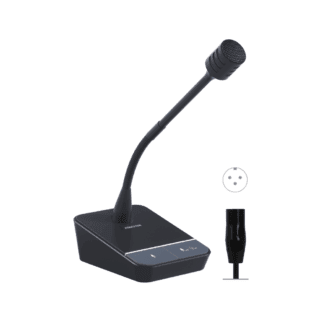 Micrófono de sobremesa dinámico Fonestar MICSET-D32XLR